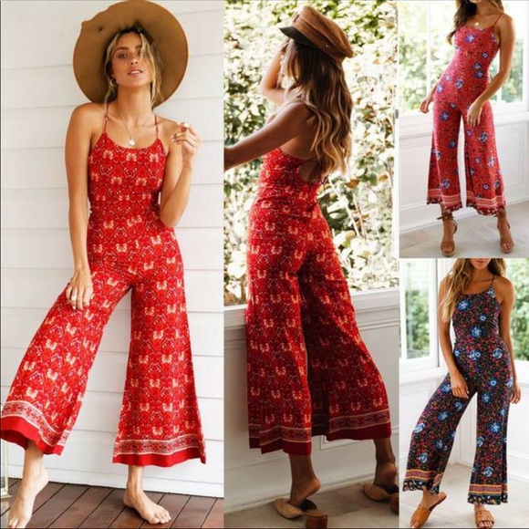 cute boho jumpsuits
